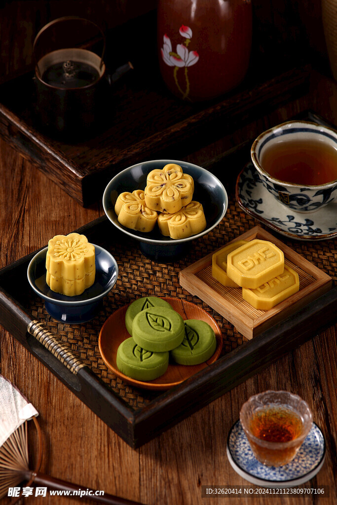 绿豆糕 茶点
