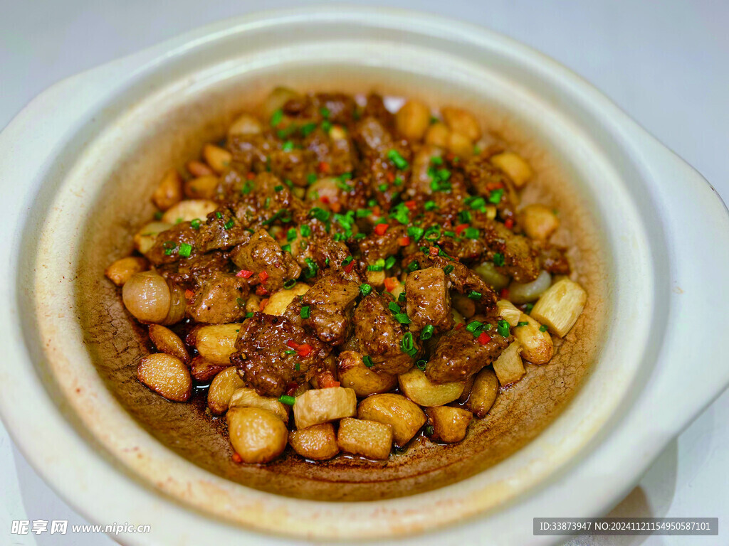 蒜香牛肉粒