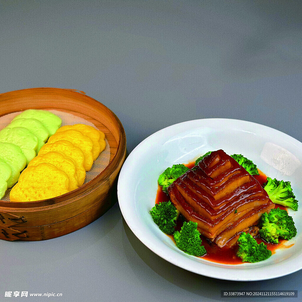 夹馍宝塔扣肉