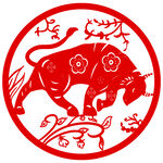 牛剪纸
