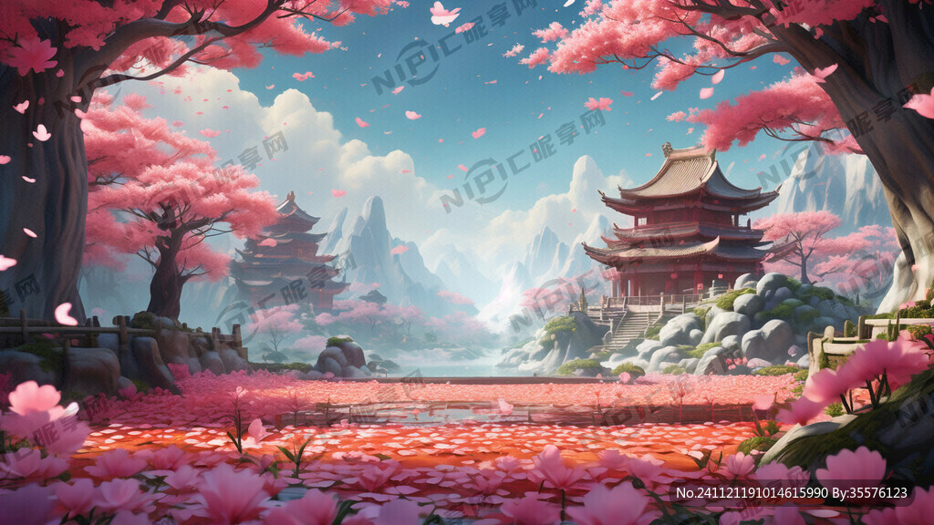 游戏梦幻唯美新中式风景 超高清