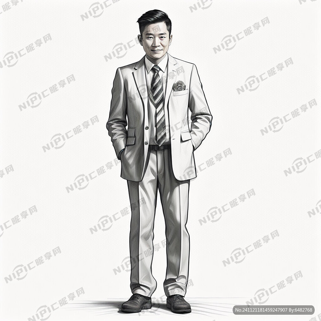 身着朴素服装的华人校领导形象速