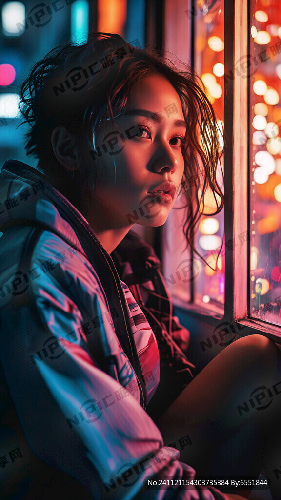 特写 一个人 精致美丽的五官