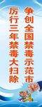 禁毒宣传文化标语