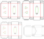 各款抽纸盒刀版