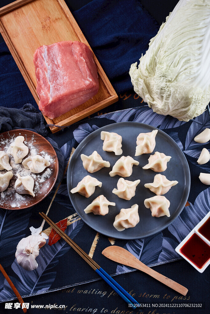 白菜肉水饺