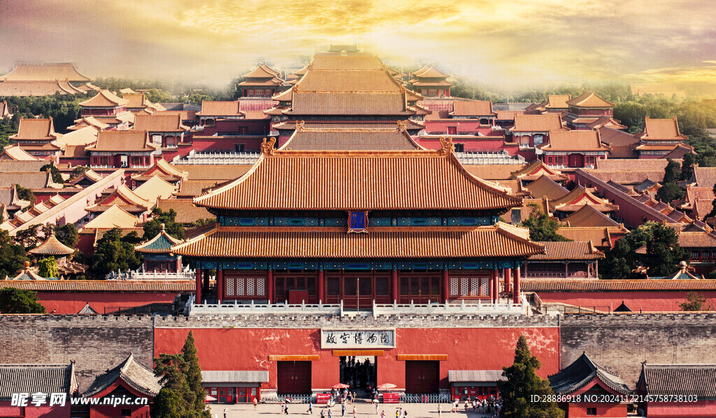 复古故宫风景