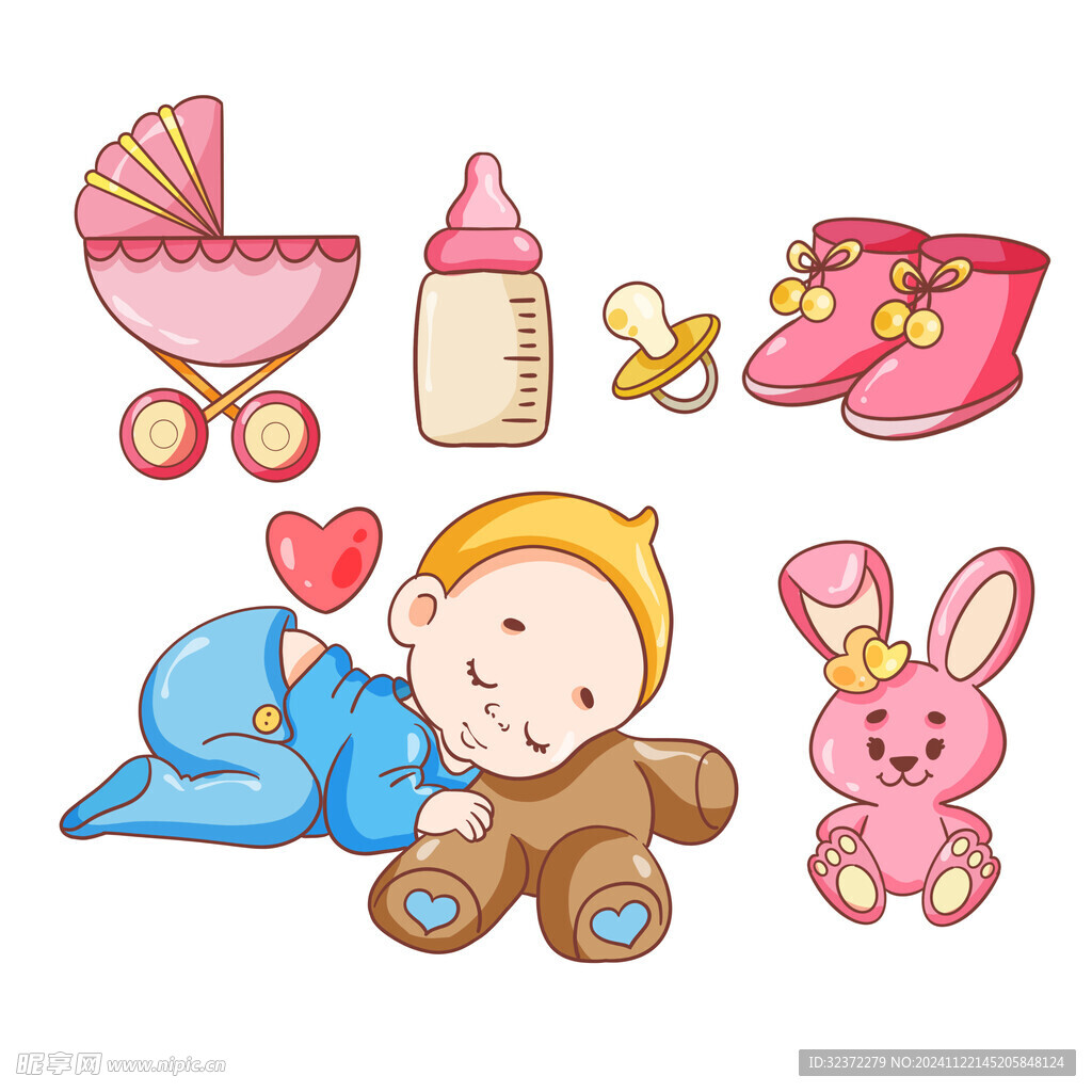 婴儿插画