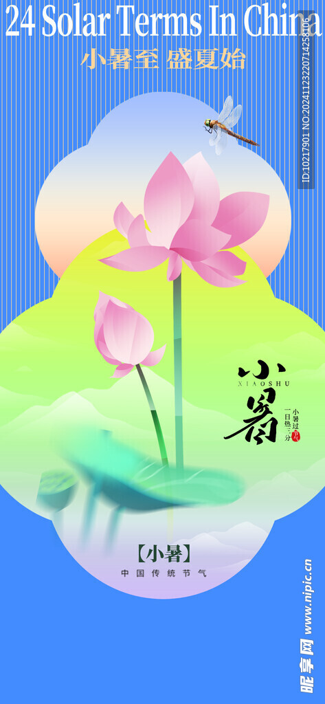 二十四节气小暑海报