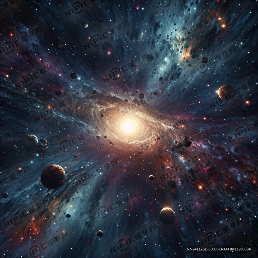 AI创作图壮观的星系 宇宙星系nipic.com-昵图网