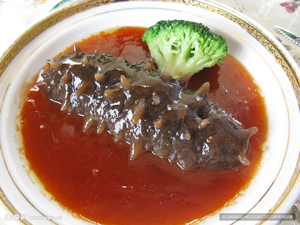 鲍汁海参捞汁海参