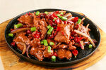 铁板牛肉美食