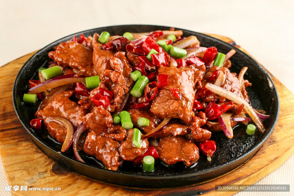 铁板牛肉美食
