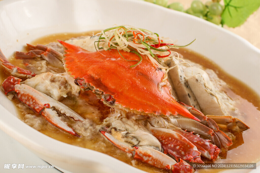 香辣蟹美食