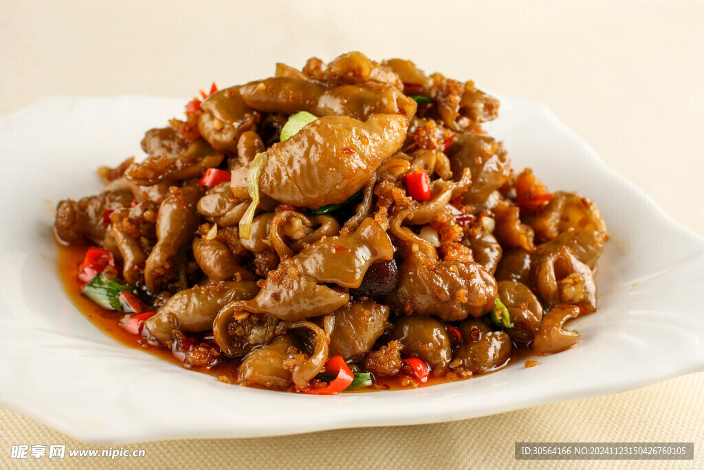 麻辣大肠美食