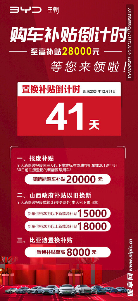 比亚迪置换补贴海报