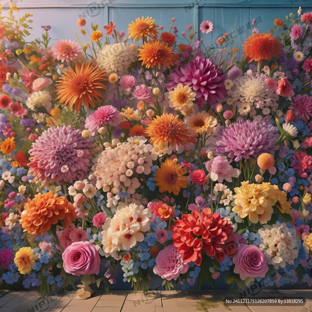 鲜花墙