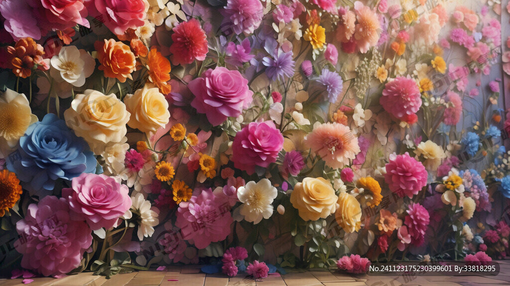 鲜花墙