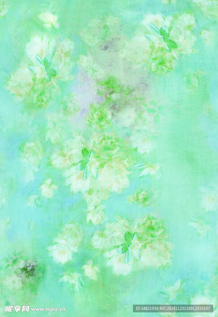 浅绿色花花