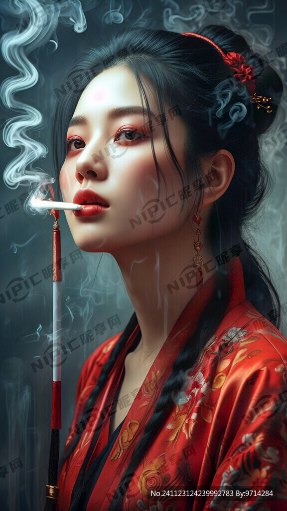 吸烟眼神