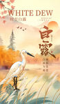 二十四节气白露海报