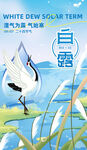 二十四节气白露海报