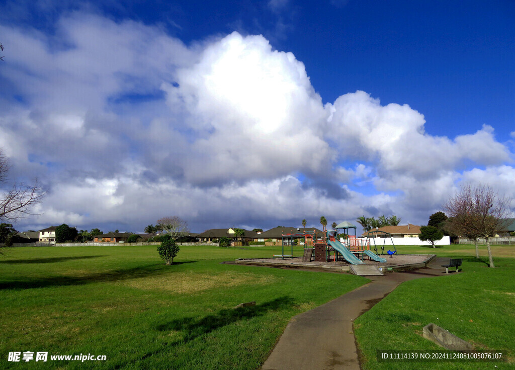 奥克兰小镇风景