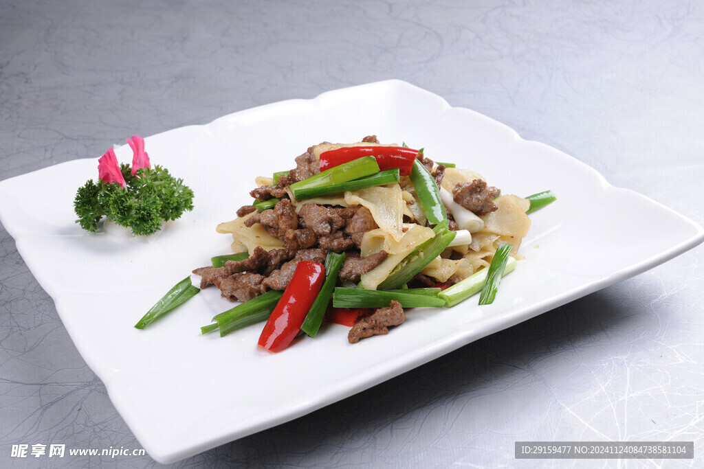 软饼炒羊肉