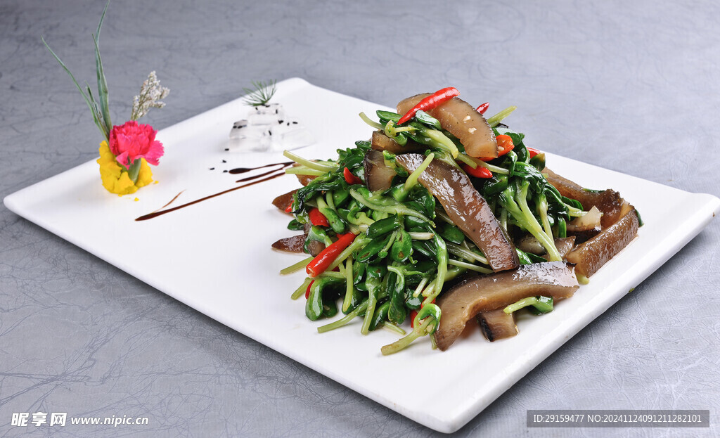 豆芽炒海参