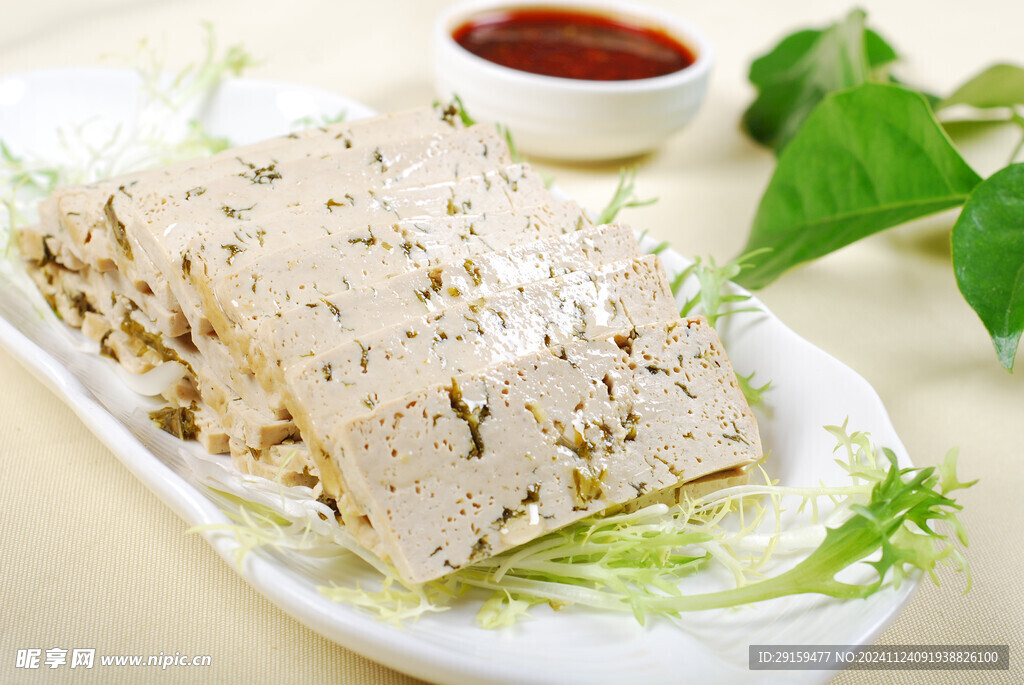 沾汁汉中菜豆腐