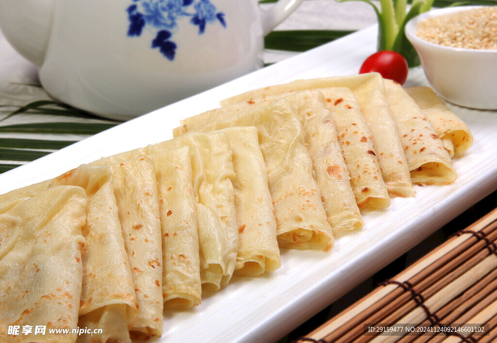 芝麻卷饼