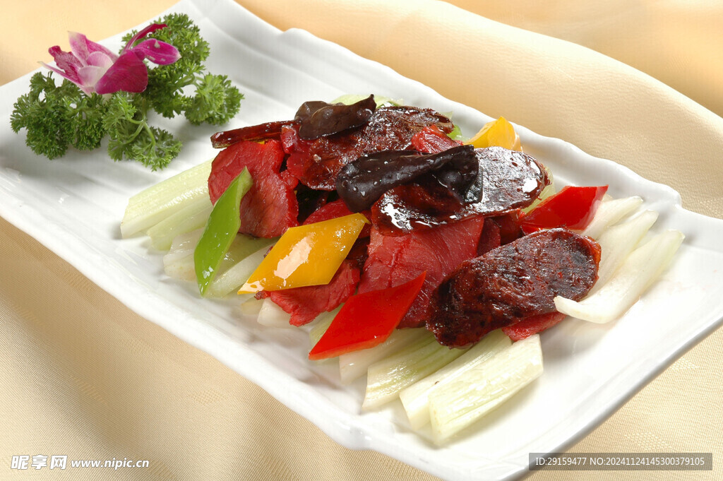 西芹炒腊味