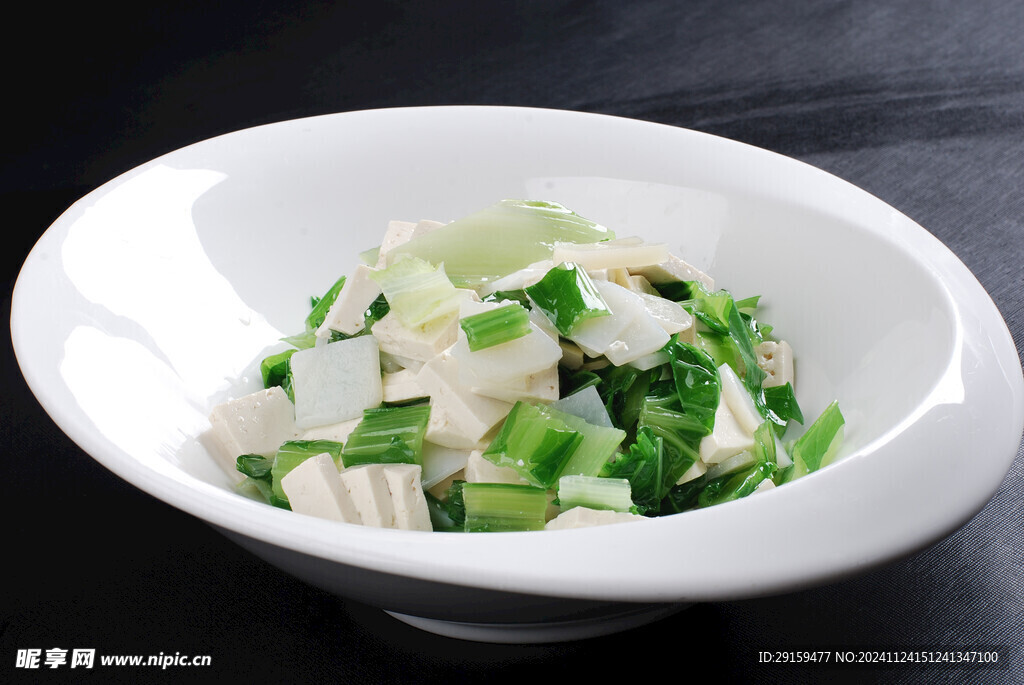小白菜烩豆腐