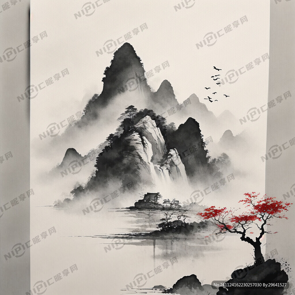 古画 水墨   中国风  