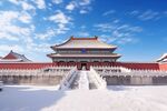 北京故宫雪景  