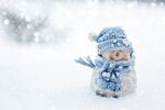 雪人雪景图