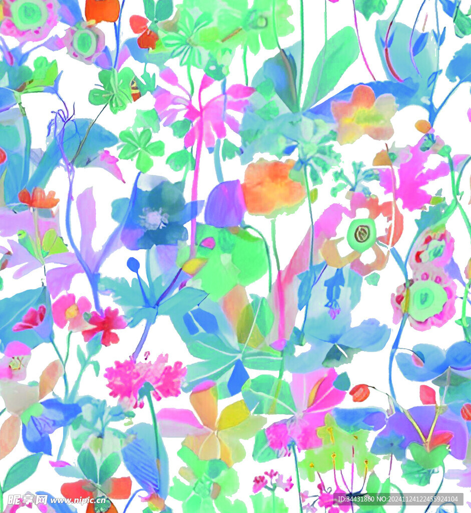 扎染花