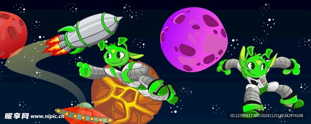 卡通外星人
