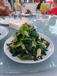 菠菜拌腐竹