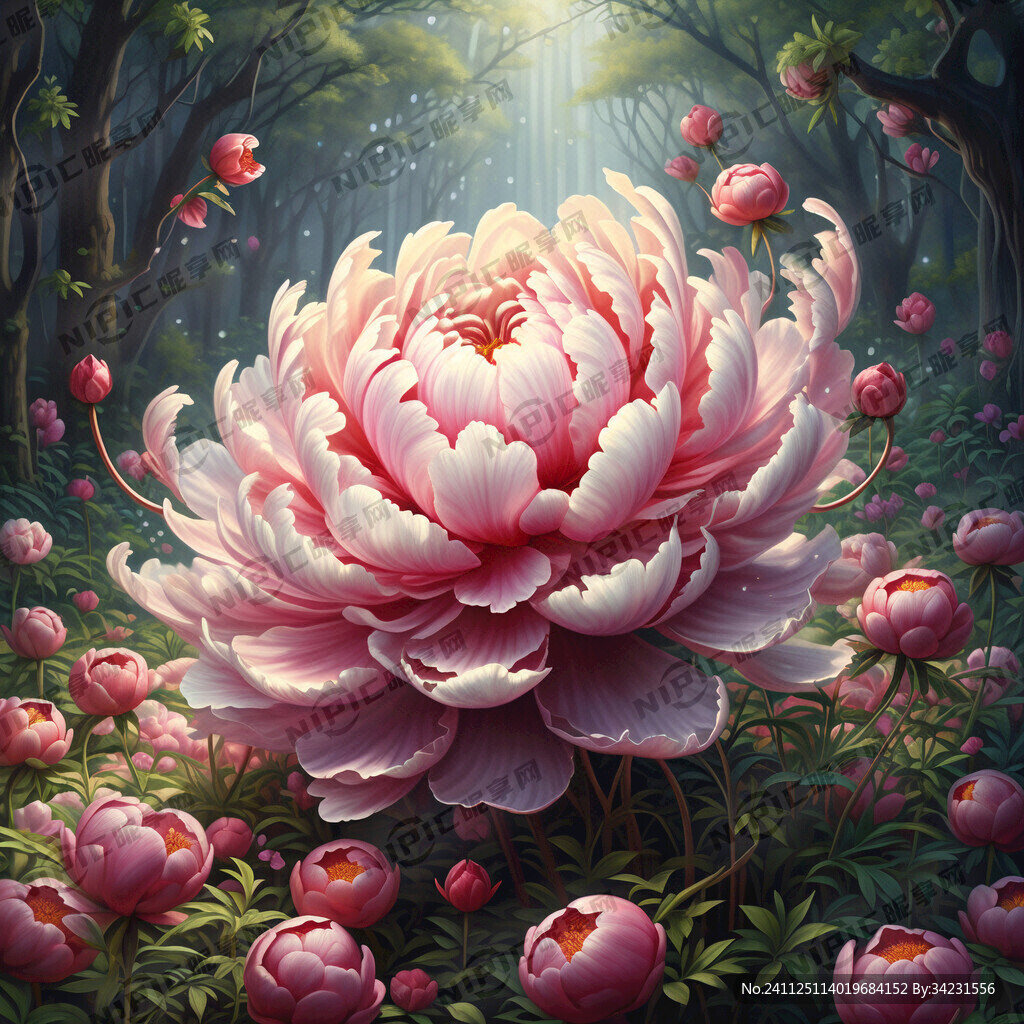 芍药、梦幻、满世界芍药、真实