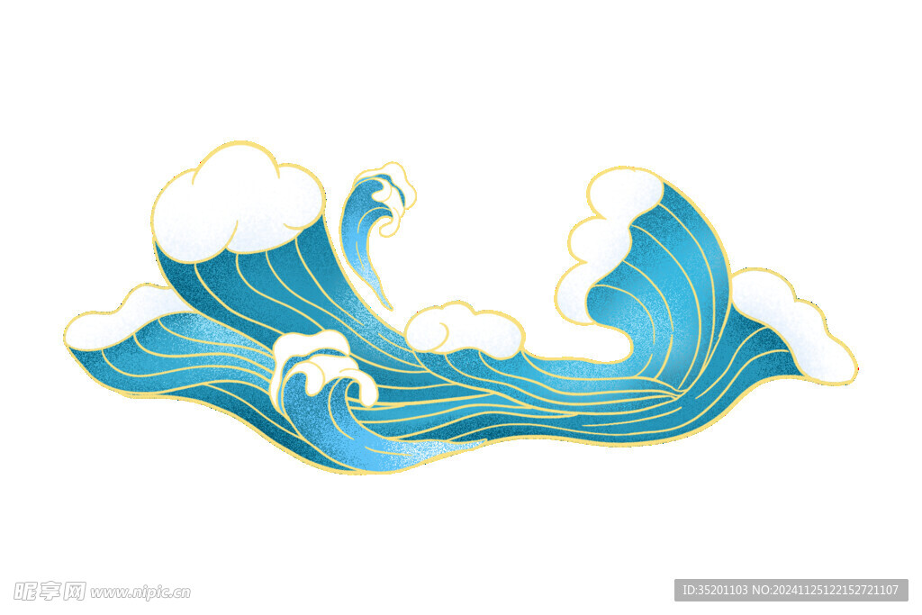 海浪素材