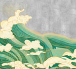 浪花素材