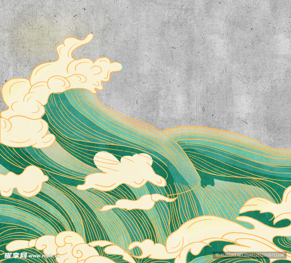 浪花素材