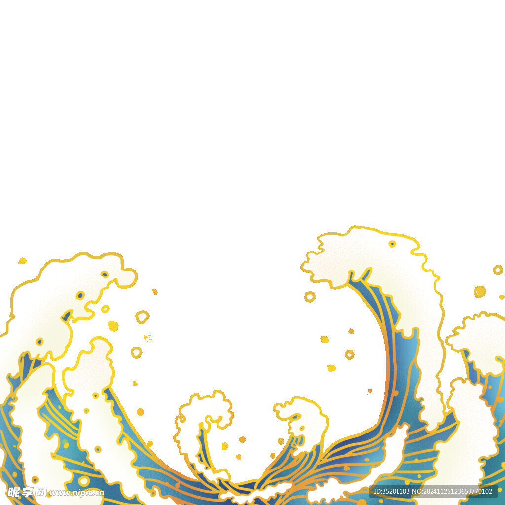 浪花素材