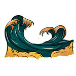 浪花素材