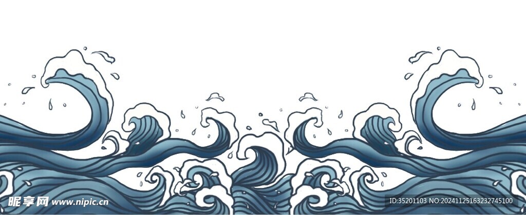 海浪素材