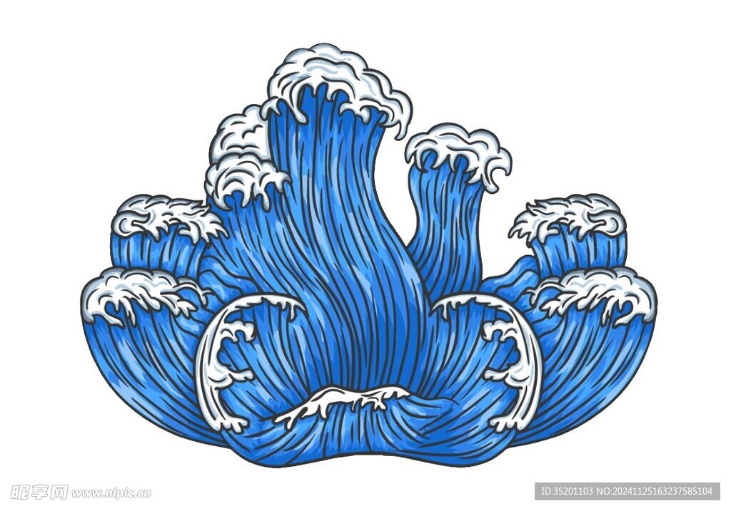 海浪素材