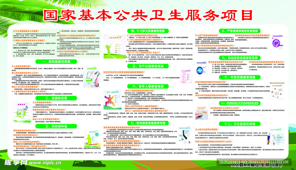 国家基本公共卫生服务项目
