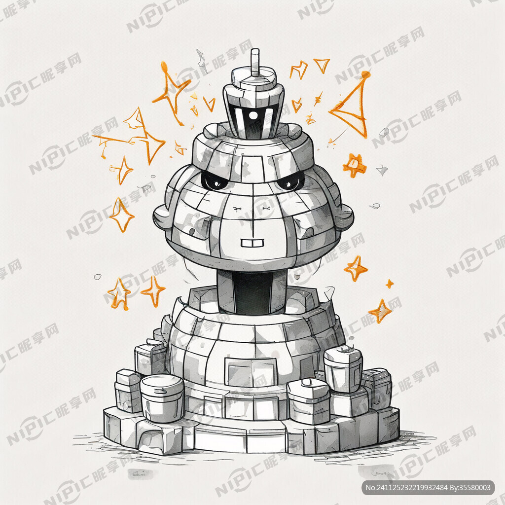三星堆、简笔画、