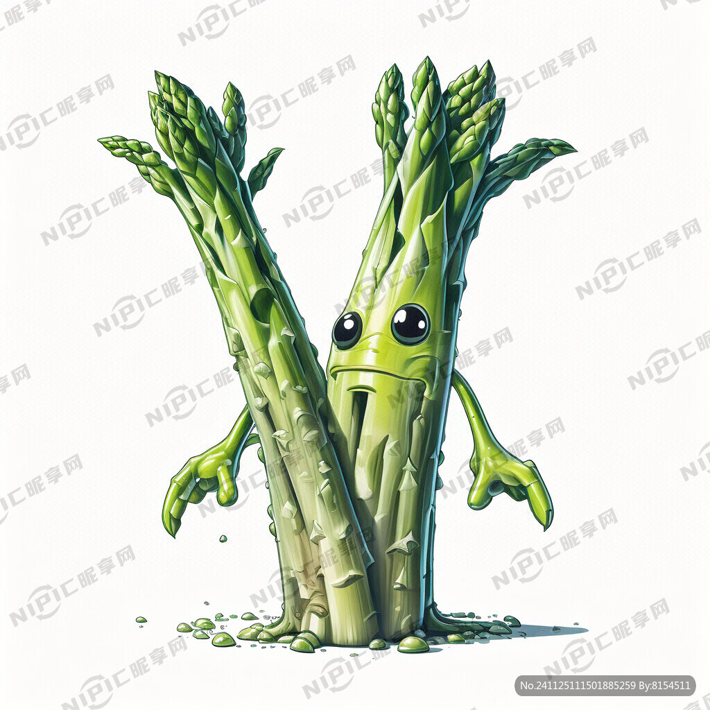 芦笋卡通人物图形